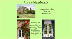 Desktop Screenshot of amrum-friesenhaus.de